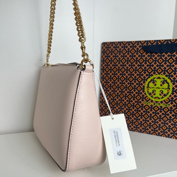 Tory Burch Blush Pink Shoulder Bag with Gold Chain - Picture 4 of 15